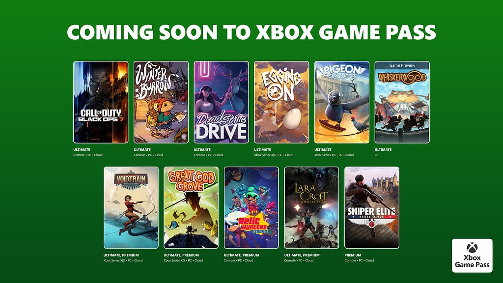 الإعلان عن الدفعة الأولى لخدمة Game Pass لشهر نوفمبر 2025 2 XBOX GamePass Announcement 16x9 11.04.2025 EN US 9823801f87f0c9449a3a