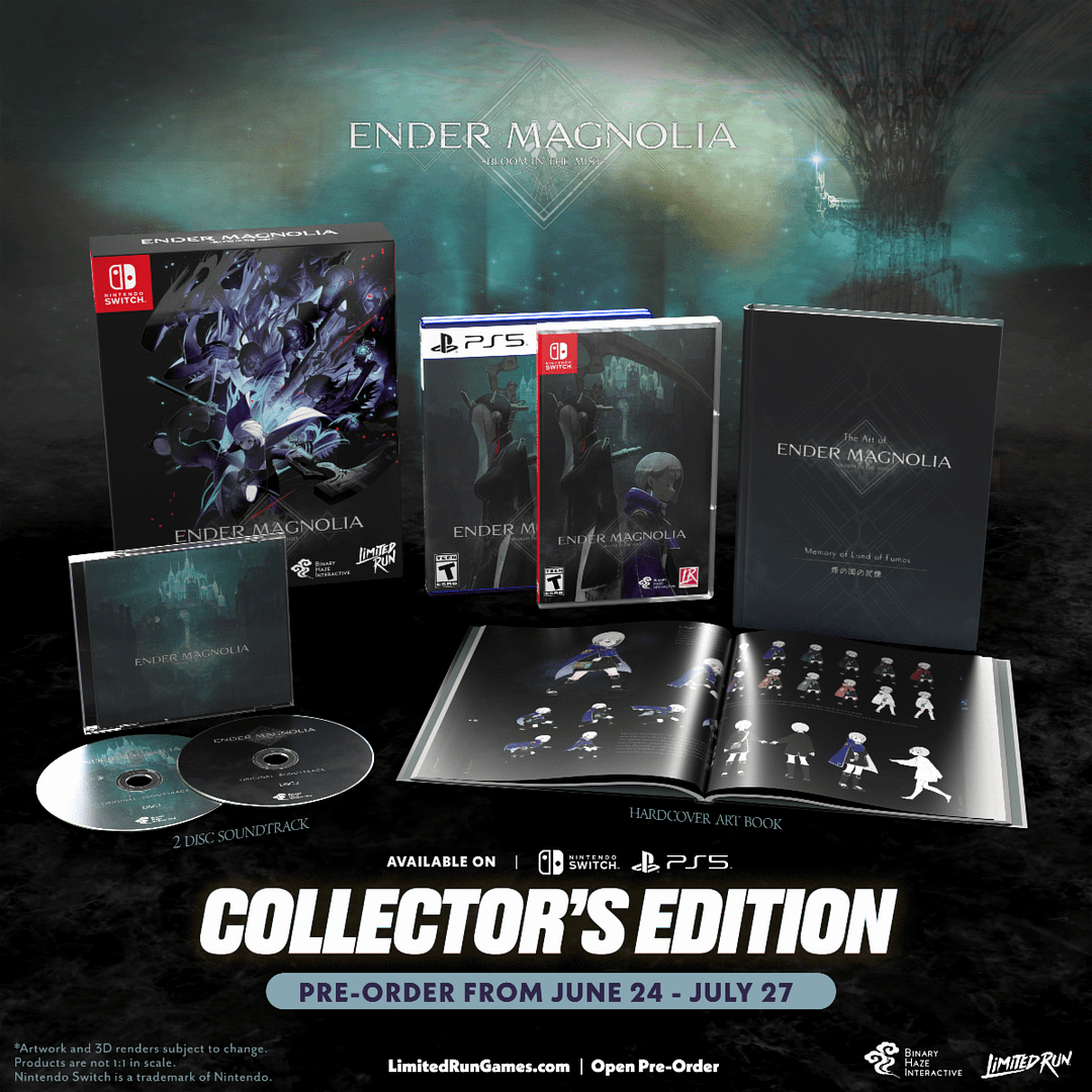الإعلان عن النسخة الفيزيائية من ENDER MAGNOLIA: Bloom In The Mist 3 EnderMagnoliaLimitedRun 2