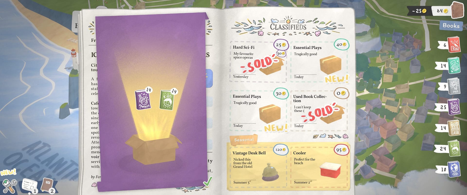 مراجعة لعبة Tiny Bookshop 5