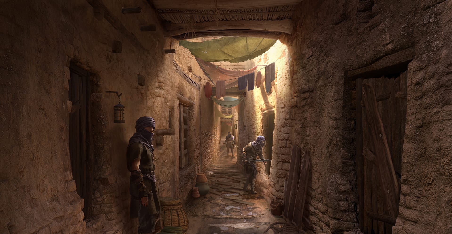 الكشف عن الأضافة Valley of Memory-وادي الذكريات للعبة Assassin's Creed Mirage 4 ACM_Rift+_ConceptArt_AlUlaOldTown_NorthDistrict_06 10 2025_6-30PM CEST