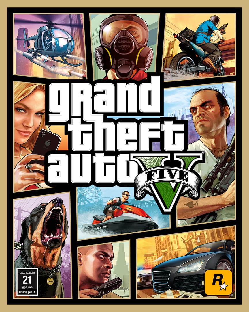 بعد إنتظار 11 سنة، ستتوفر لعبة Grand Theft Auto V رسمياً في المملكة العربية السعودية والإمارات العربية المتحدة 3 GTAV FOB GMEDIA21 KSA scaled