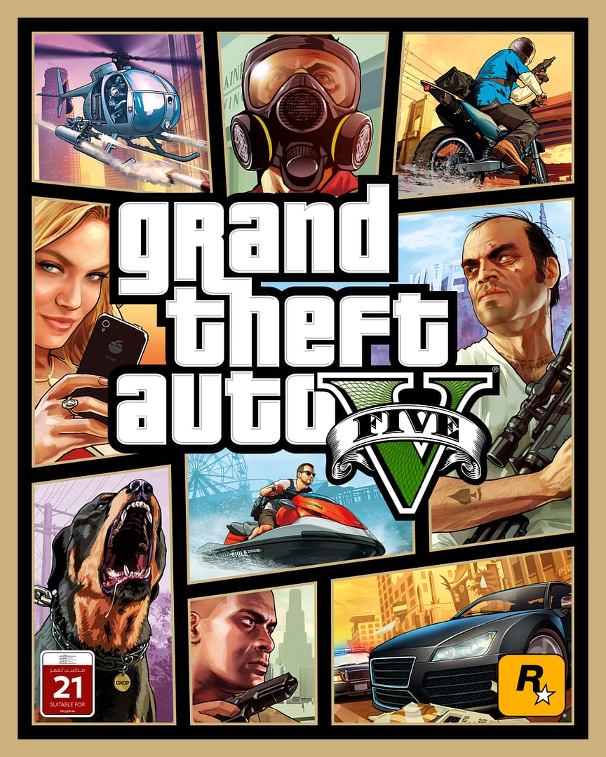 بعد إنتظار 11 سنة، ستتوفر لعبة Grand Theft Auto V رسمياً في المملكة العربية السعودية والإمارات العربية المتحدة 2 GTAV FOB UAEMC21 UAE scaled