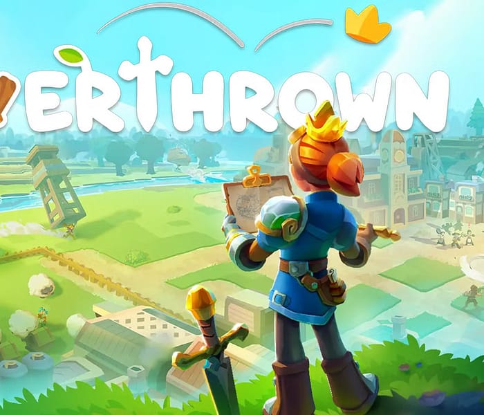 overthrown key art with game logo 2x1 composite